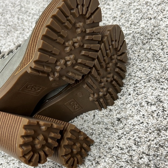 GBG Los Angeles Womens Sheeva Faux Leather Platform Combat & Lace-up Boots - Picture 6 of 6